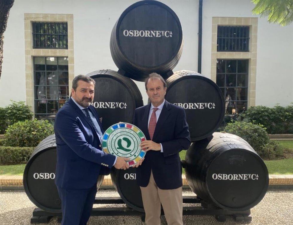 Antonio Montaño, Consejero Delegado CIES, e Ignacio Osborne, presidente Osborne