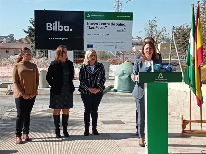 Np La Junta Destina A Fuengirola Más De 10 Millones De Euros De Los Presupuestos De La Provincia Para 2023. Patricia Navarro Visita Las Obras Del Centro De Salud De Los Pacos, Donde El Gobierno Andaluz Está Invirtiendo 5,3 Millones