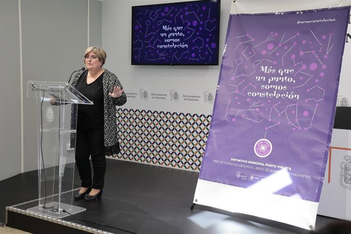 Presentación de la red de espacios seguros libres de agresiones machistas en Granada.