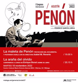 Actividades que se celebrarán en el centro MVA de Málaga con motivo del primer Congreso Internacional Agustín Penón