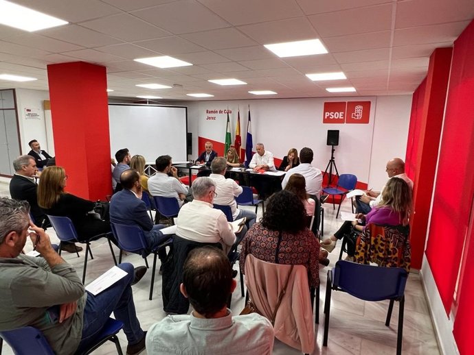 Ejecutiva provincial del PSOE de Cádiz.