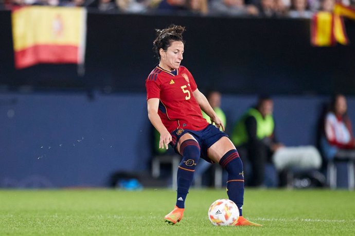 Archivo - Ivana Andres of Spain in action during the Wonens International Friendly match between Spain and USA at El Sadar on October 11, 2022, in Pamplona, Spain.