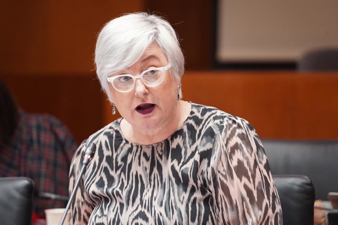 La portavoz de Ciencia y Universidad del PP en las Cortes de Aragón, Pilar Gayán