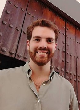 El pintor Ricardo Gil Lozano.