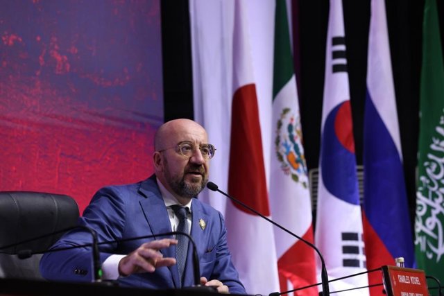 El presidente del Consejo europeo, Charles Michel