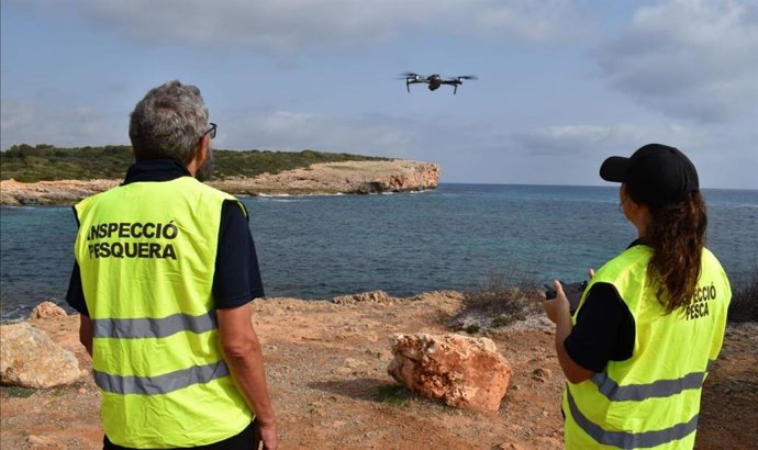 Archivo - Dron para vigilar las aguas interiores de Mallorca