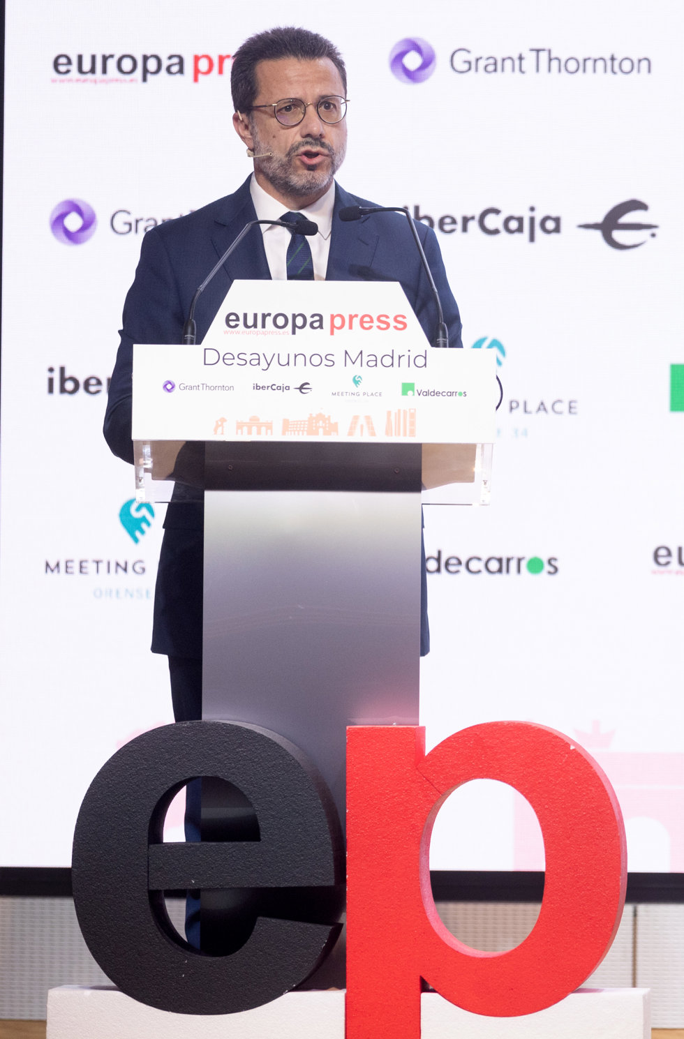 El consejero de Economía, Hacienda y Empleo de la Comunidad de Madrid, Javier Fernández-Lasquetty, interviene durante un desayuno informativo de Europa Press, a 15 de noviembre de 2022, en Madrid (España).