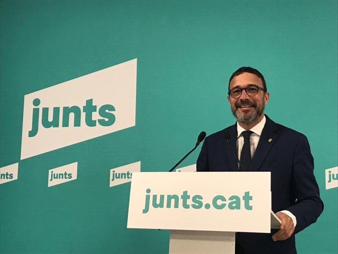 El portavoz de Junts, Josep Rius