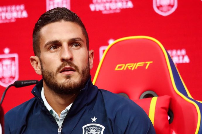 Archivo - Jorge Resurreccion Koke attends during the presentation of Cerveza Victoria as new sponsor of Spain Team ahead of a friendly football match against Portugal on june 4, as part of the teams preparation for the upcoming 2020 UEFA Euro Cup foo