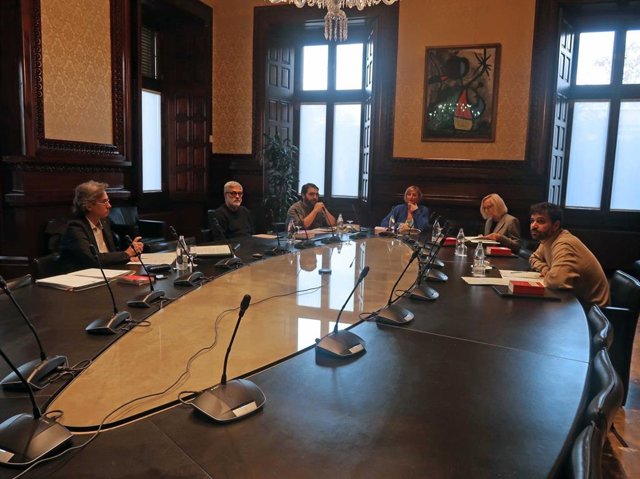 Reunió de la Mesa del Parlament