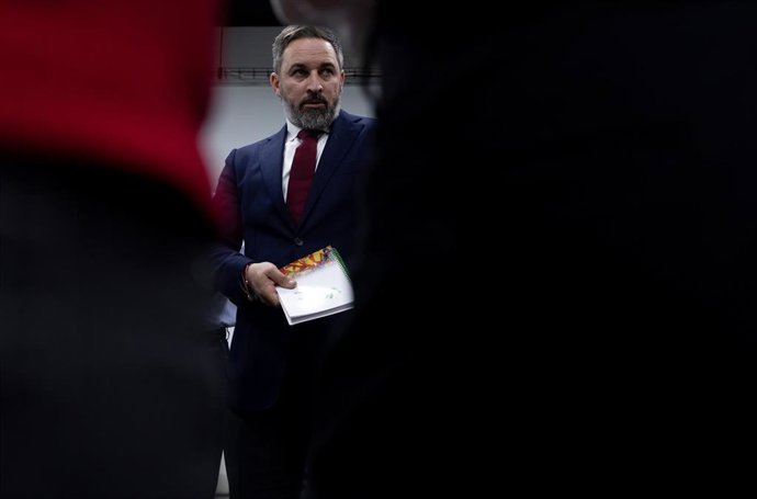 El líder de Vox, Santiago Abascal