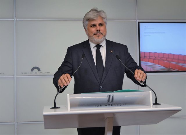 El president de Junts al Parlament, Albert Batet