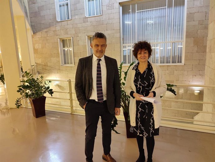 Conrado Escobar y Celia Sanz