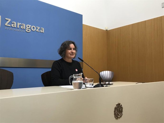 La concejal del grupo municipal de Zaragoza en Común (ZeC) en el Ayuntamiento de Zaragoza, Luisa Broto