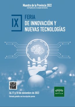Cartel de la IX edición de la Feria de la Innovación y Nuevas Tecnologías que organiza la Diputación de Sevilla.