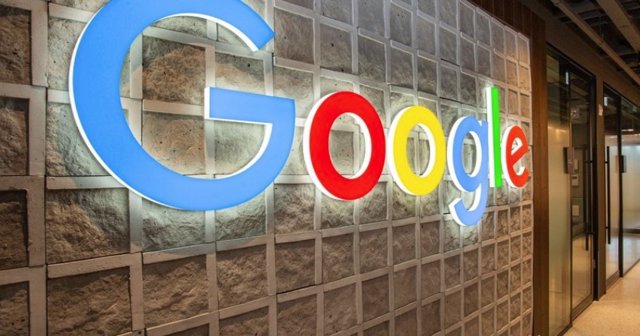 Logotipo de Google en las oficinas de la empresa en Corea del Sur