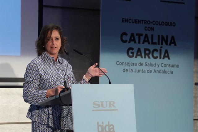 La consejera de Salud y Consumo de la Junta de Andalucía, Catalina García. Archivo