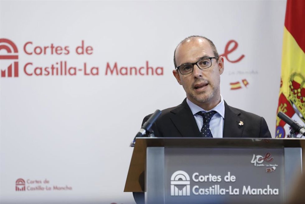 Archivo - El presidente de las Cortes, Pablo Bellido.