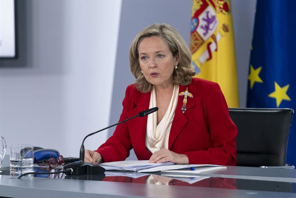 La vicepresidenta primera y ministra de Asuntos Económicos y Transformación Digital, Nadia Calviño