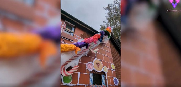 Esta artista ha decorado su casa a base de pan de jengibre: el resultado alucina a las redes