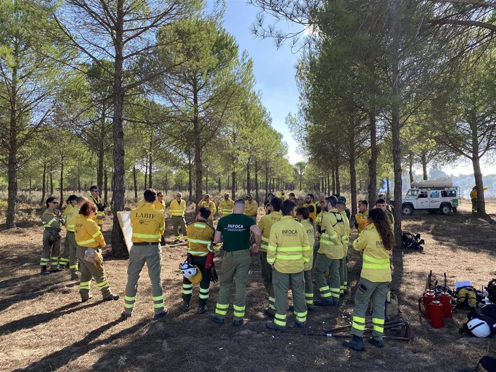 Imagen del programa TREX de Andalucía 2022 en la provincia de Huelva.