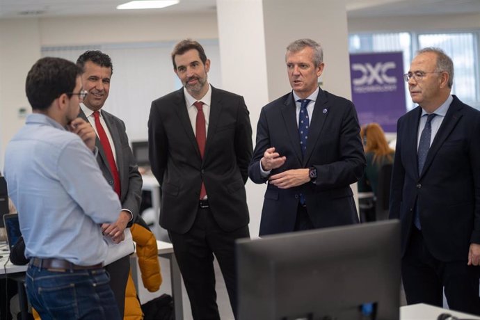 Rueda participa en la presentación de las nuevas instalaciones de DXC Technology.