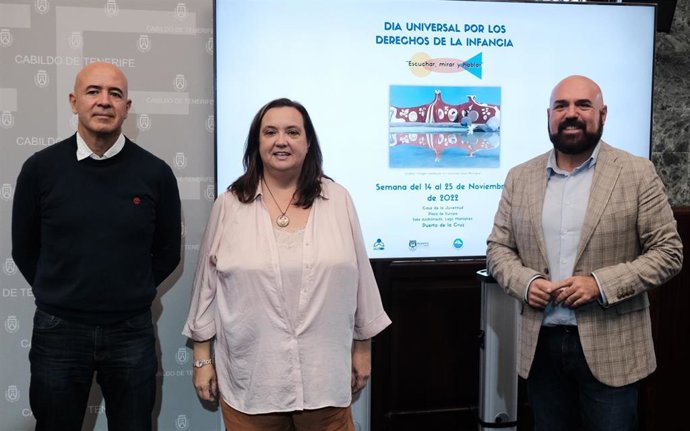 La consejera de Acción Social del Cabildo de Tenerife, Marian Franquet, en la presentación de unas jornadas sobre derechos de la infancia