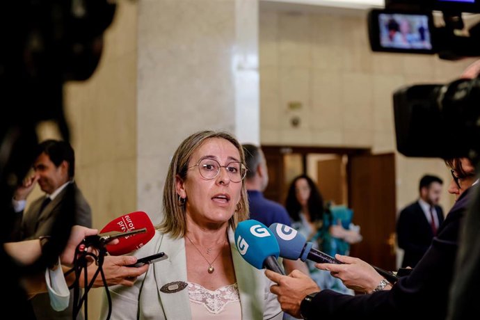 Archivo - La consejera de Infraestructuras y Vivienda de la Xunta de Galicia, Ethel Vázquez, en una imagen de archivo