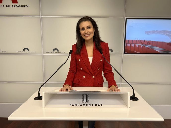 La portaveu del PP al Parlament, Lorena Roldán