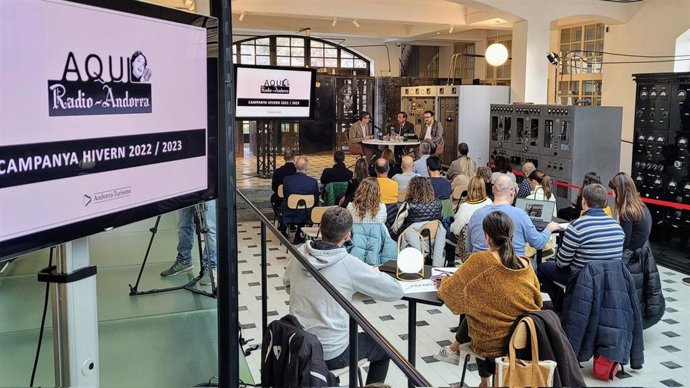 Un momento de la presentación de la campaña de promoción de la temporada de invierno