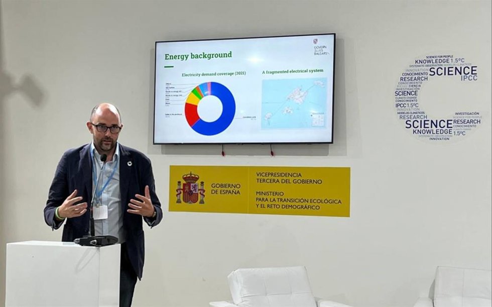 El director general de Energía y Cambio Climático de Baleares, Pep Malagrava.