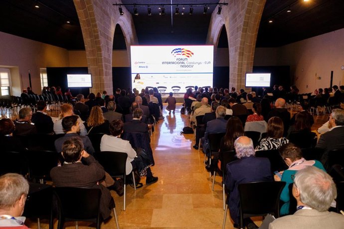 Moment del Frum Internacional de Negocis de la Cambra de Barcelona