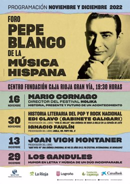 Programación Foro Pepe Blanco de la Música Hispana