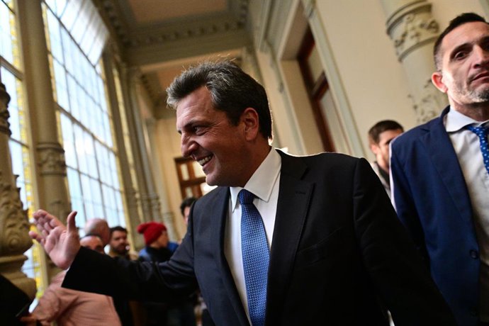 Archivo - El ministro de Economía de Argentina, Sergio Massa