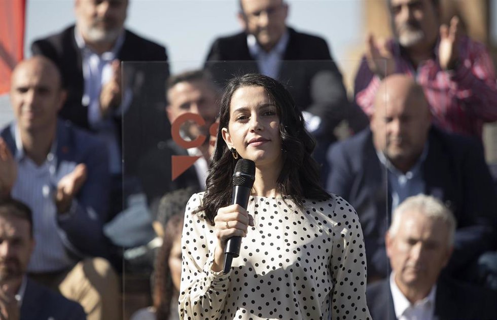 La presidenta de Ciudadanos, Inés Arrimadas, en una imagen de archivo.