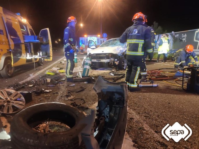 Acidente de tráfico en Gozón.