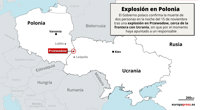 Polonia confirma la muerte de dos ciudadanos por una explosión en su territorio pero evita señalar a Rusia