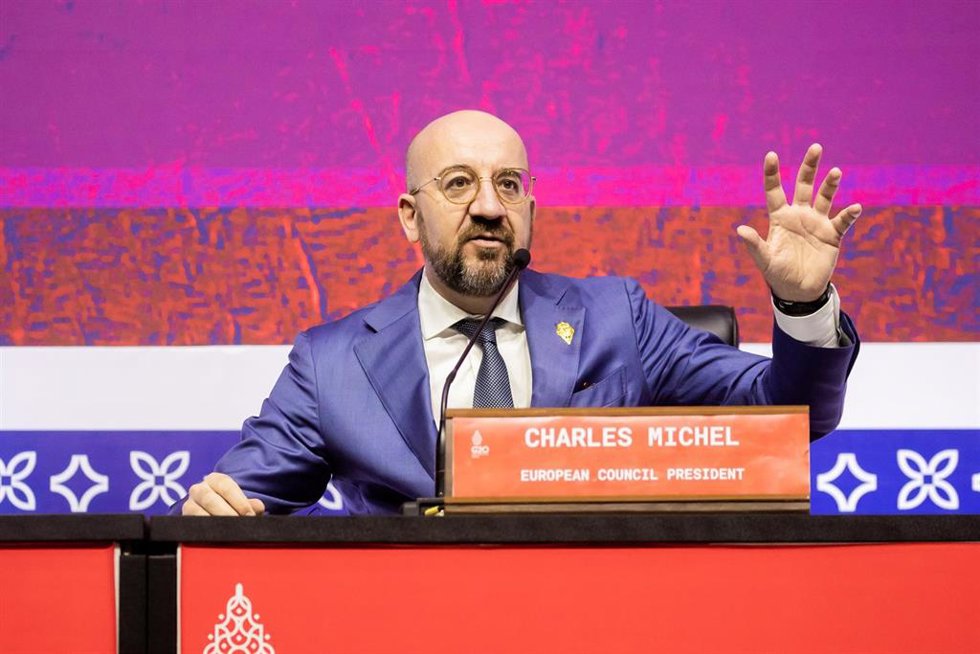 El presidente del Consejo Europeo, Charles Michel