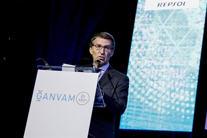 El presidente del Partido Popular, Alberto Núñez Feijóo