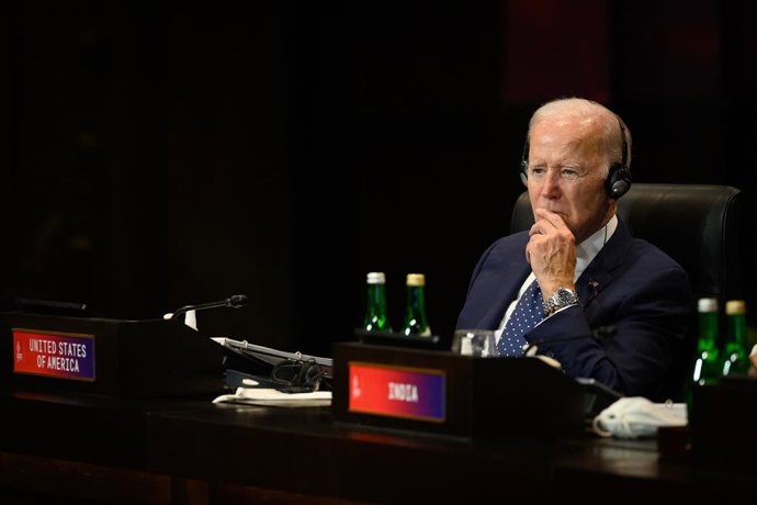 El president d'EUA, Joe Biden, durant la cimera del G20 a Indonsia
