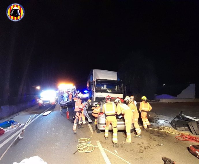 Accidente en Alzira