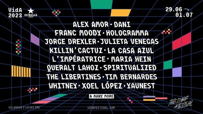 Cartell del Vida Festival 2023