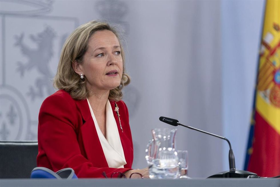 La vicepresidenta primera y ministra de Asuntos Económicos y Transformación Digital, Nadia Calviño.