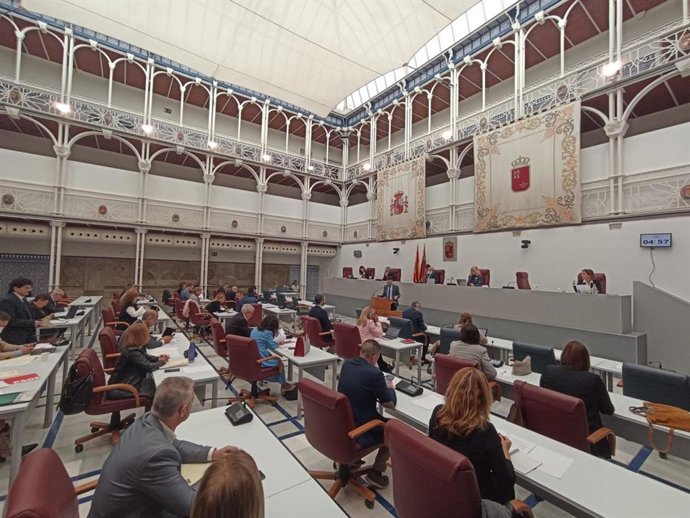 Pleno en la Asamblea Regional