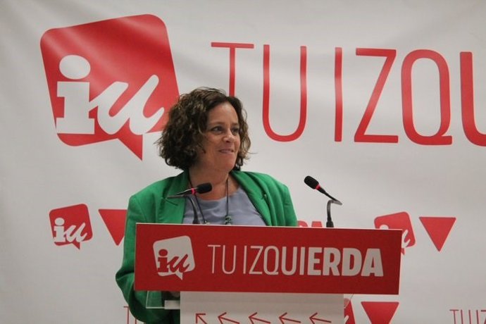 Archivo - La diputada de IU, Henar Moreno