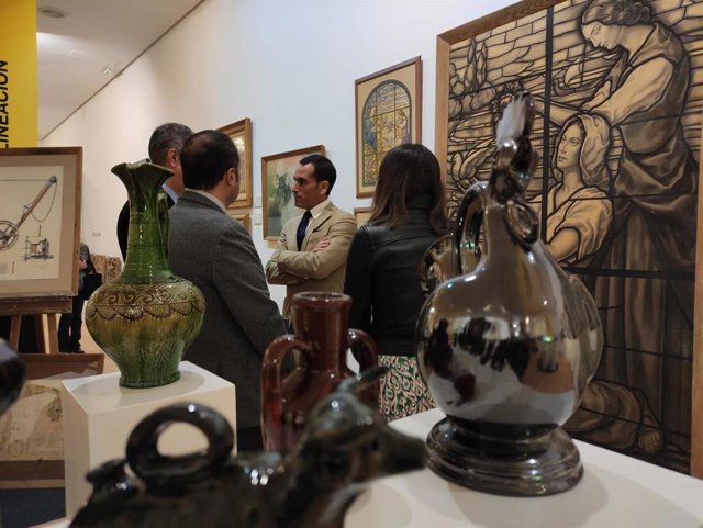 Inauguración de la exposición.