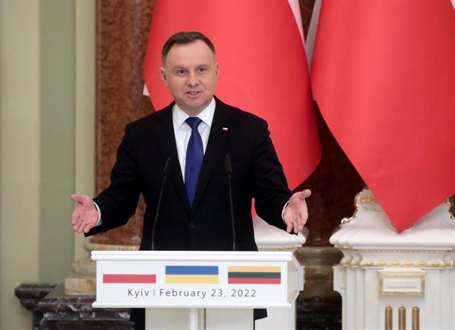 Archivo - El presidente de Polonia, Andrzej Duda