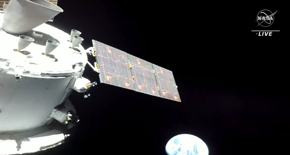 Imagen de la Tierra desde Artemis I