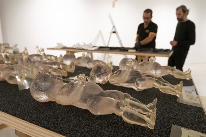 Fundación Bancaja arranca el montaje para la retrospectiva que repasa el peso de la literatura en Jaume Plensa