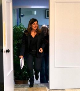 La presidenta del Partido Popular, María José Sáenz de Buruaga